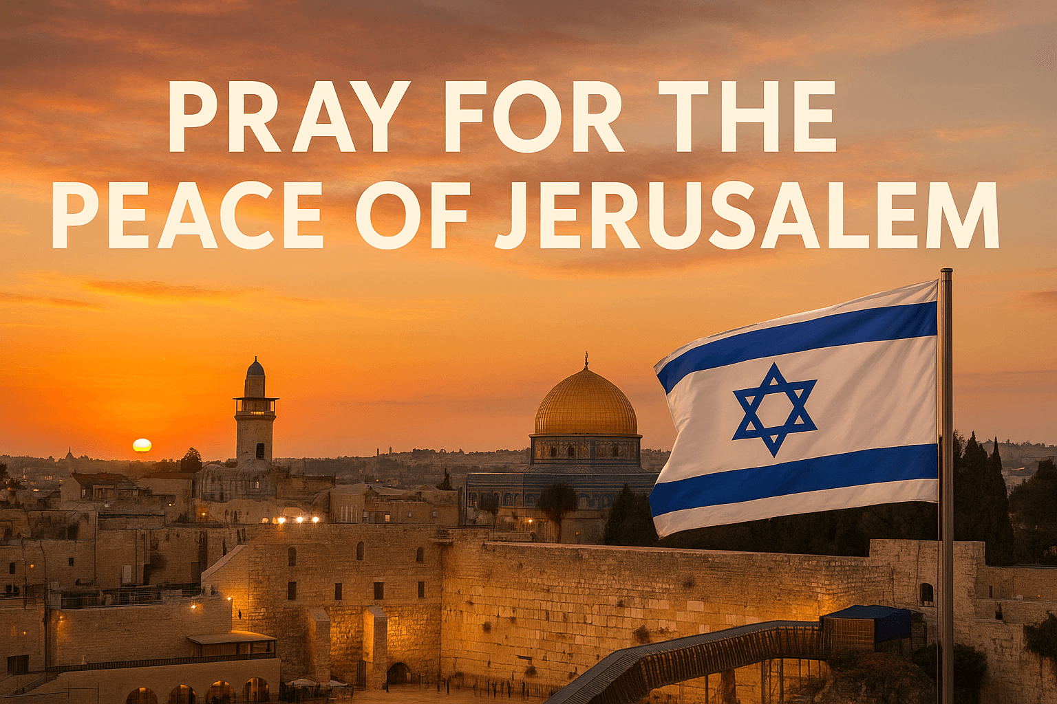 Pray for jerusalem